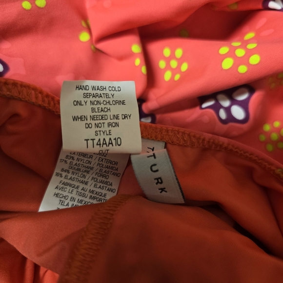 Trina Turk Seychelles One-Piece in Papaya Size 12 - Picture 15 of 17